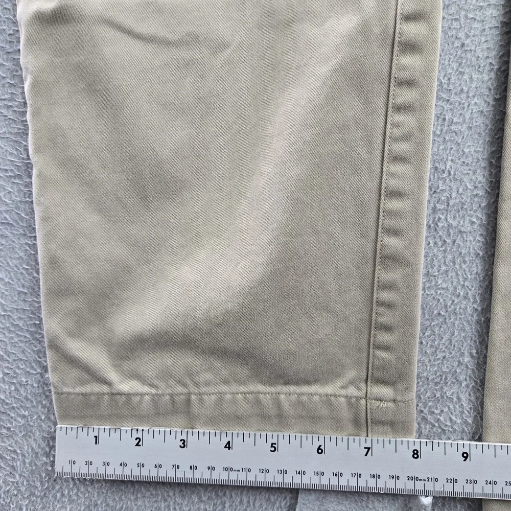 Banana Republic Men Pants 33x30 Beige Vintage Straight‎ Button 28